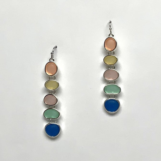 Matte Pebble Stone Earrings