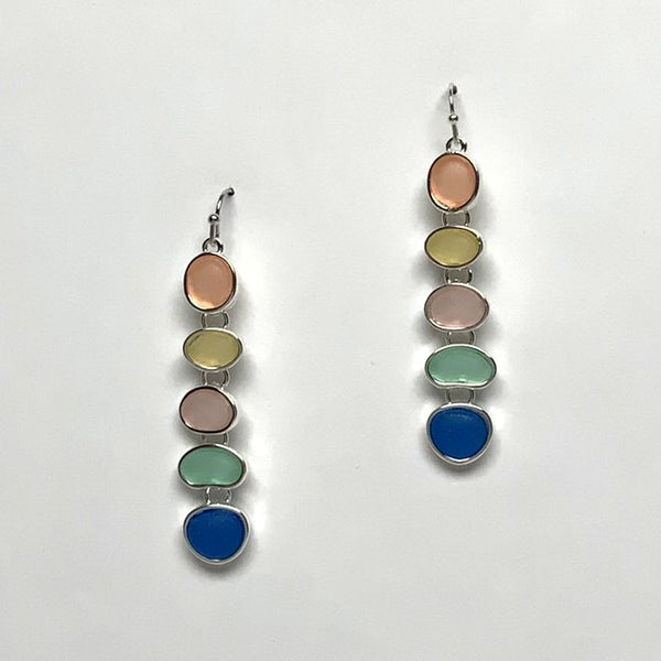 Matte Pebble Stone Earrings