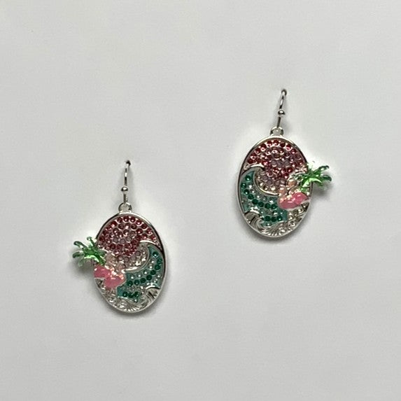 Crystal Tropical Wave Earrings