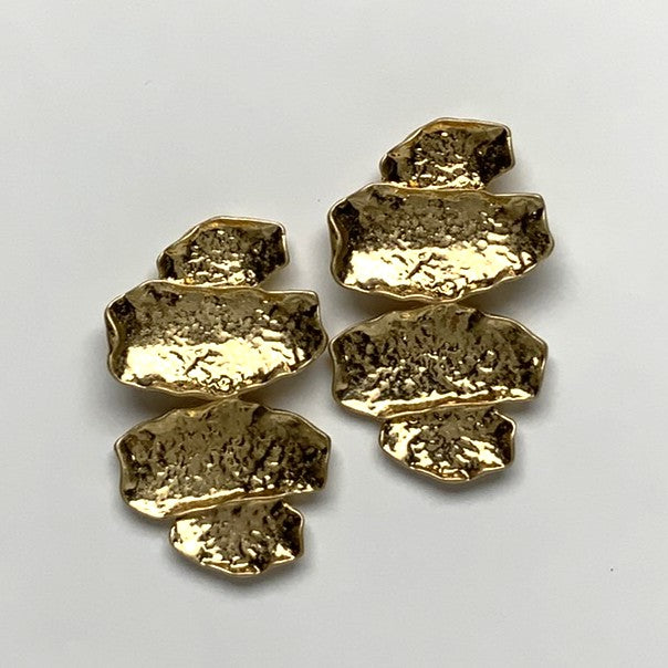 Hammered Layered Earrings
