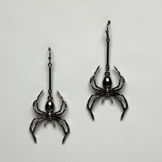 Dangling Spider Earrings