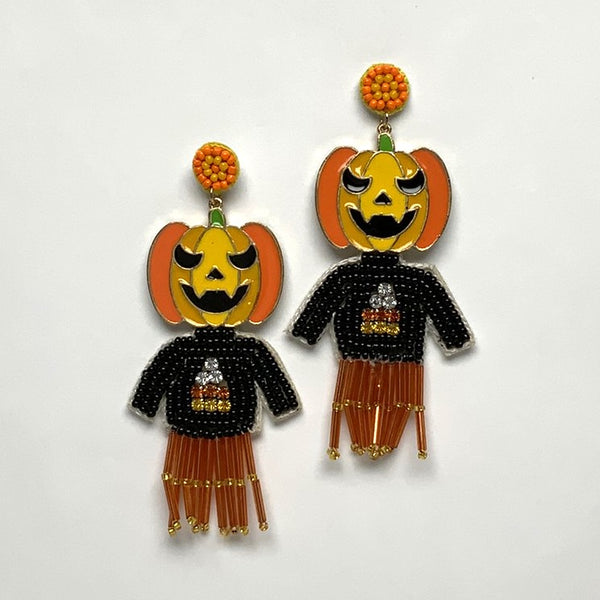 Jack O Lantern Earrings