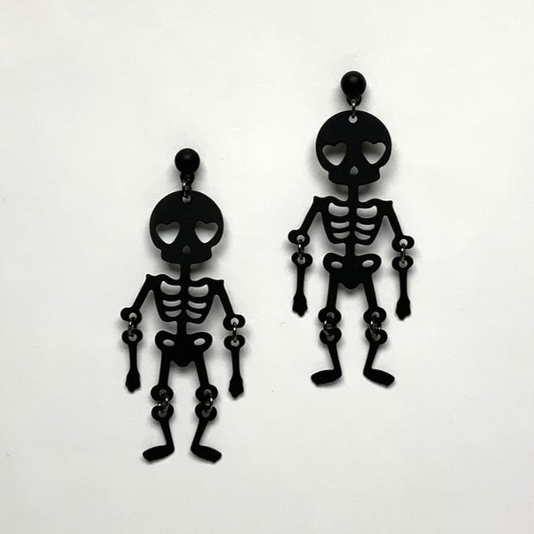 Dangly Skeleton Earrings