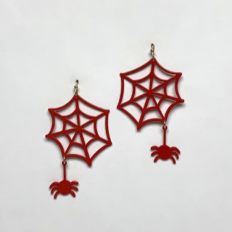 Spider Web Earrings