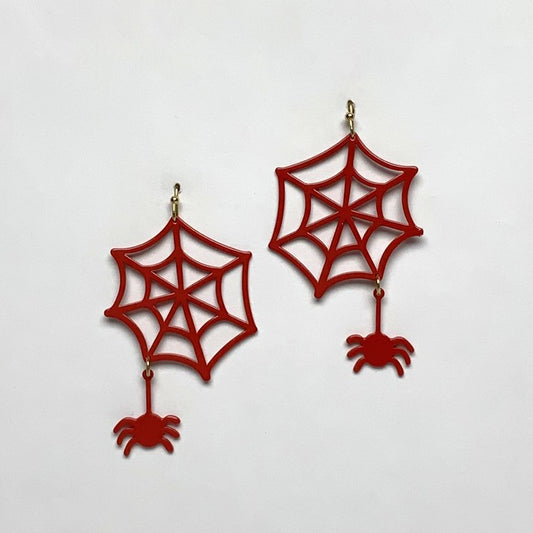 Spider Web Earrings