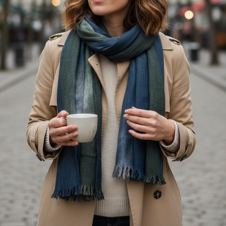 Linen Mix Color Scarf