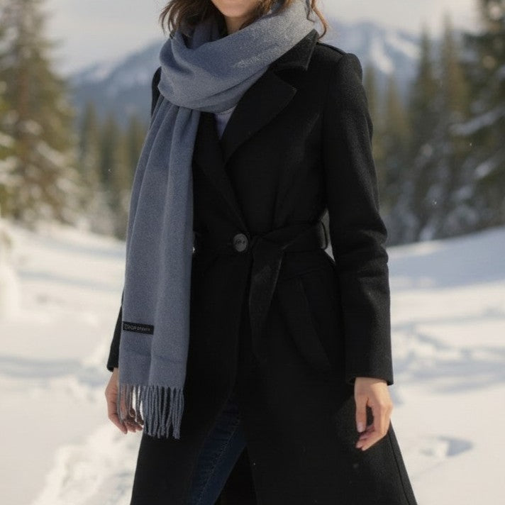 Cashmere Fringed Scarf