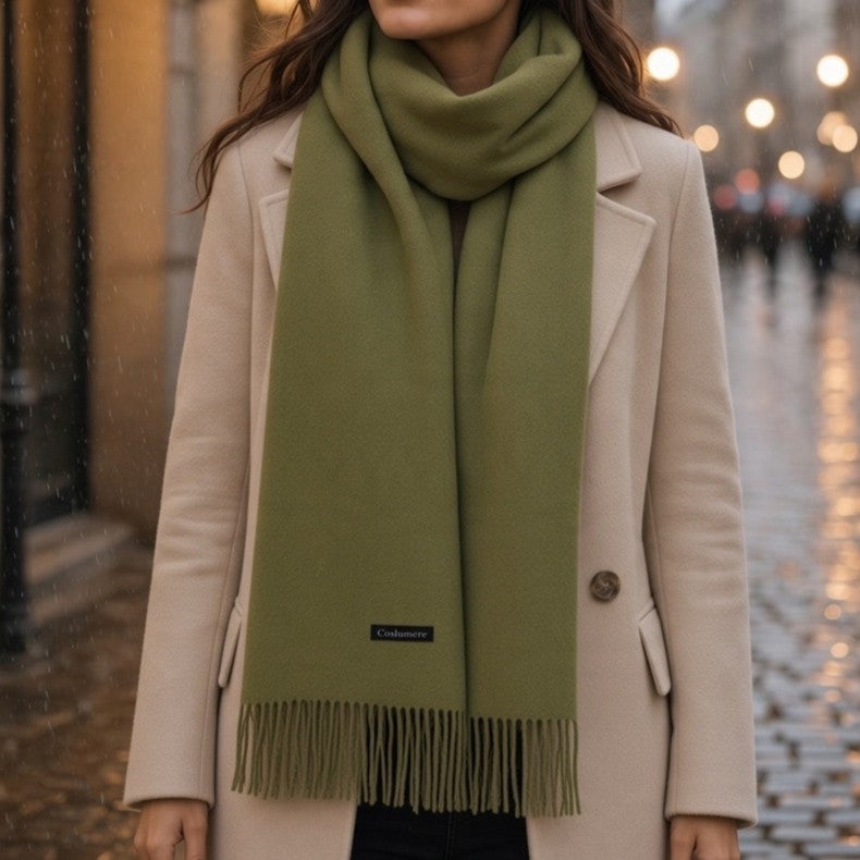 Cashmere Fringed Scarf