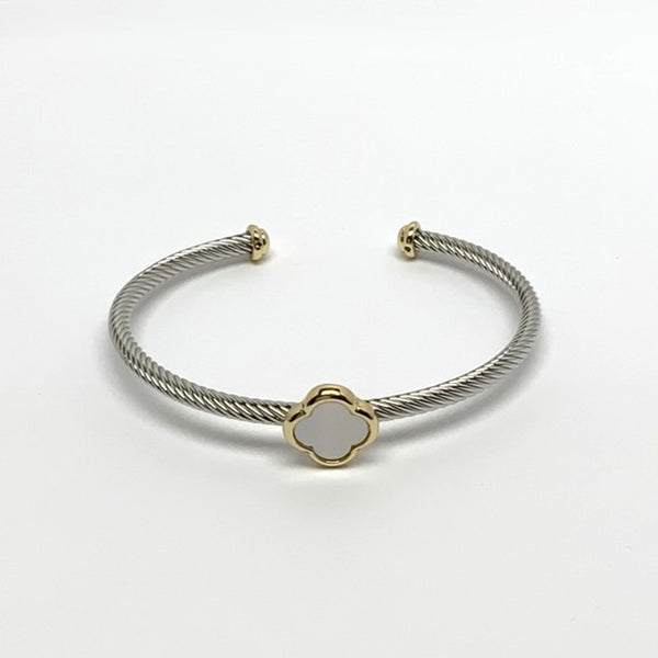 "+" Designer Look Cuff Bracelet
