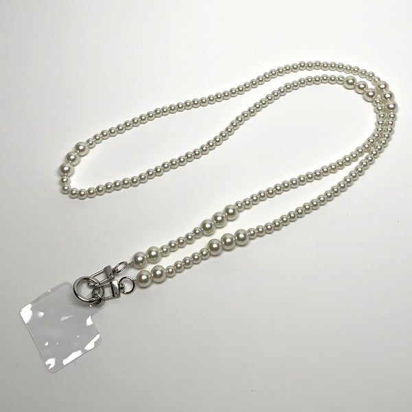 Long Pearl Cell Phone Carrying Strap