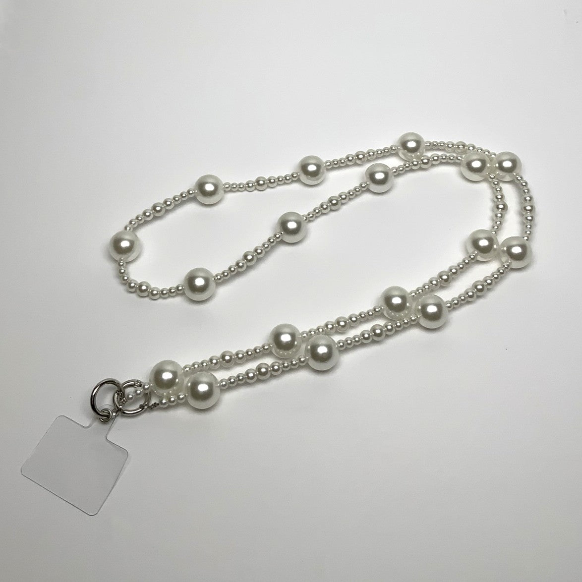 Long Pearl Cell Phone Carrying Strap