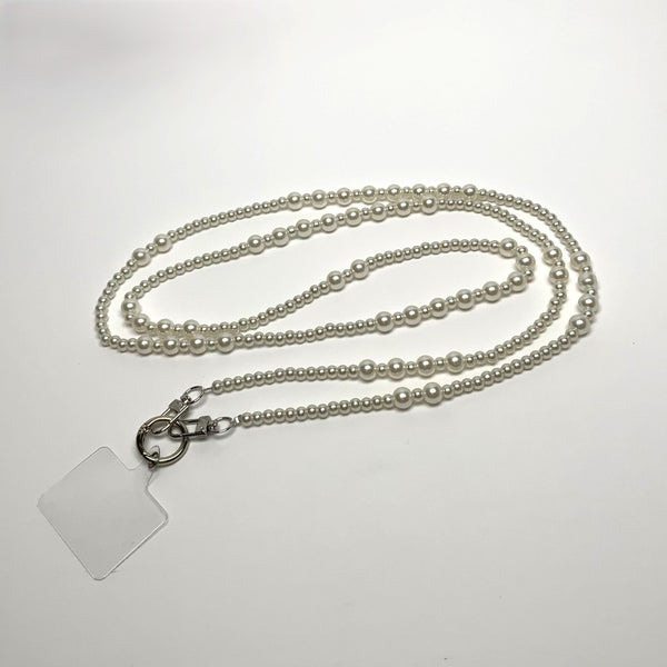 Long Pearl Cell Phone Carrying Strap