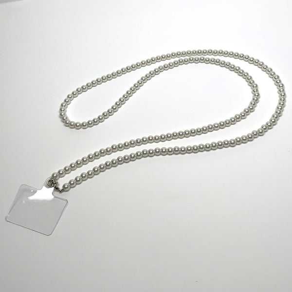 Long Pearl Cell Phone Carrying Strap