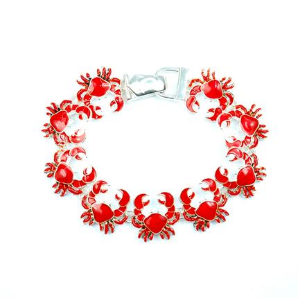 Enamel Crab Pattern