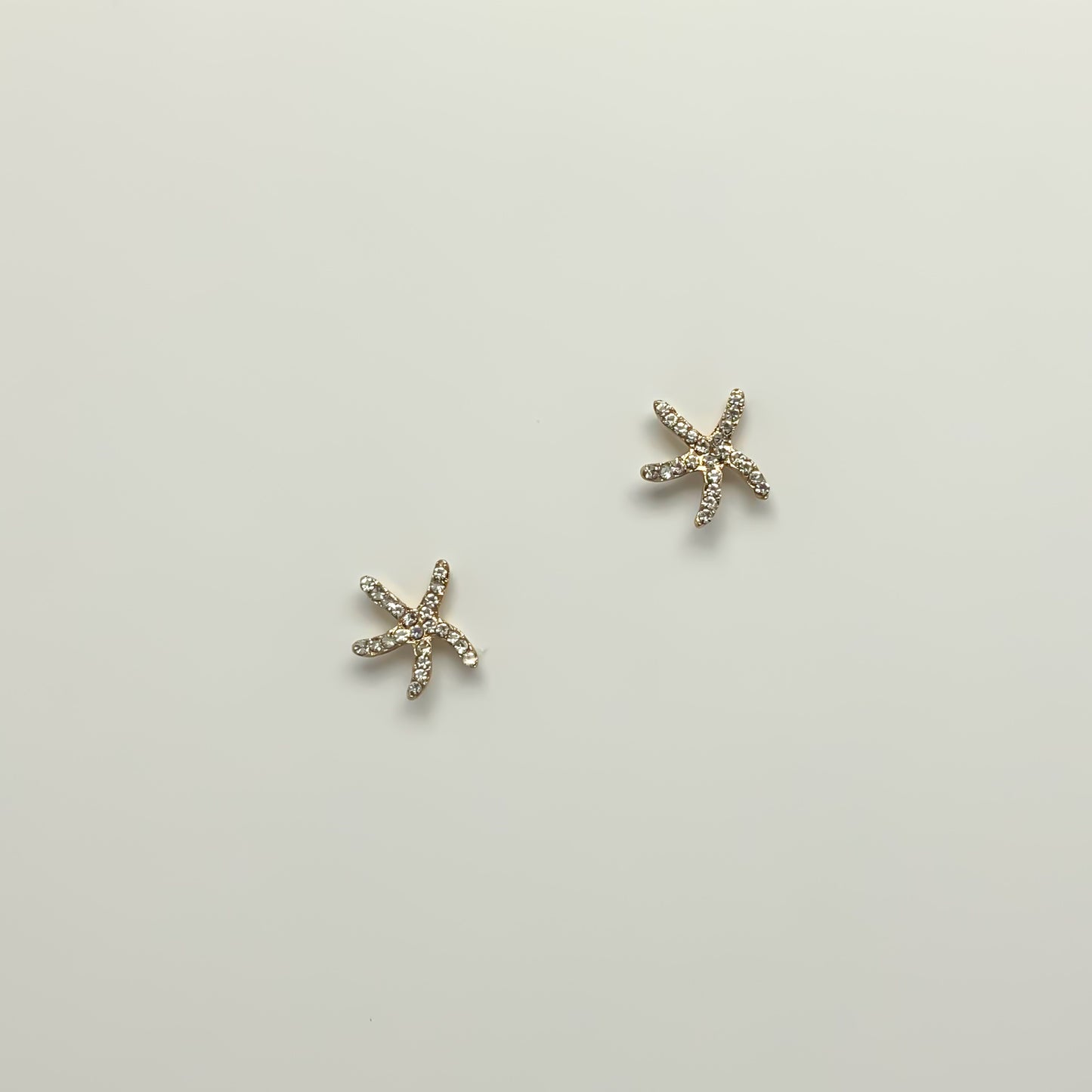 Crystal Starfish Earrings