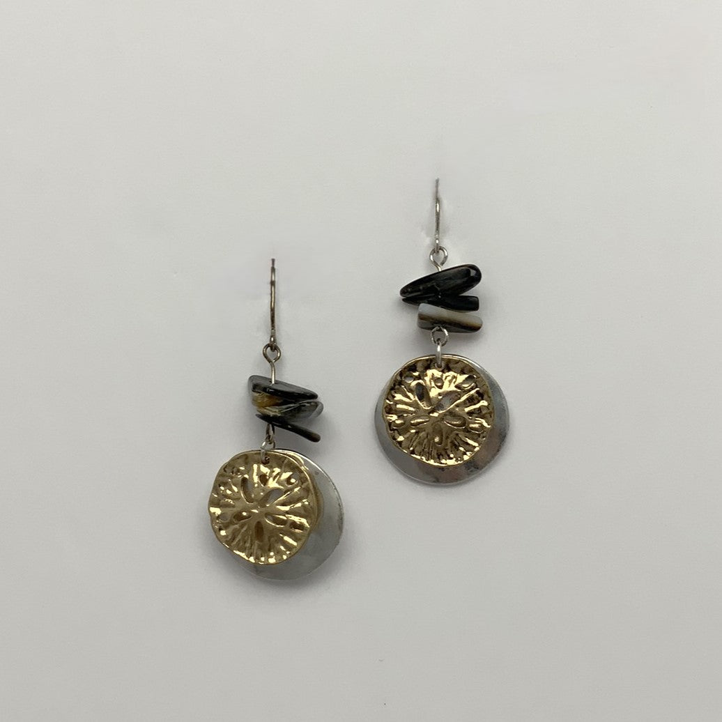 Sand Dollar Drop Earrings