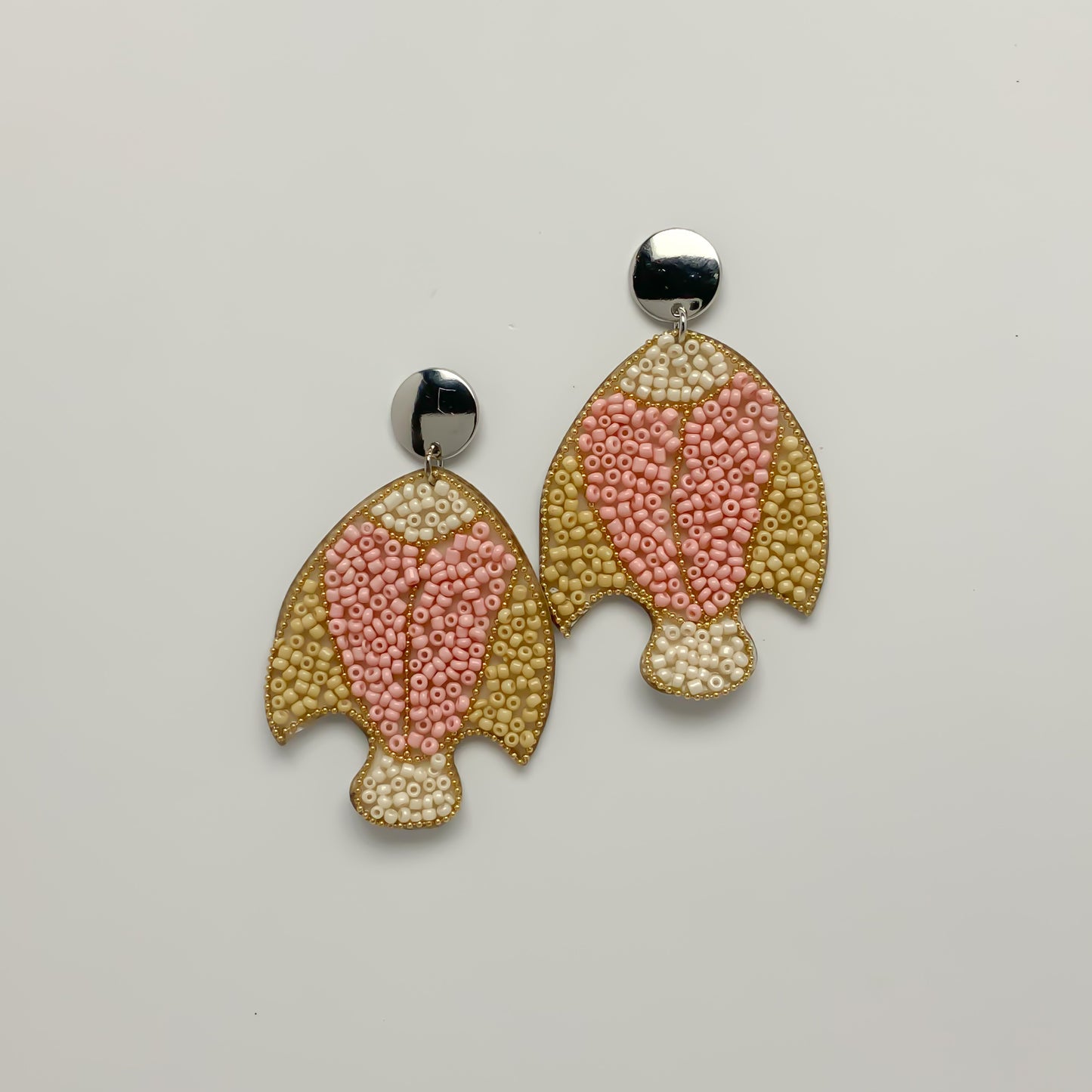 Seed Bead Fish Earrings