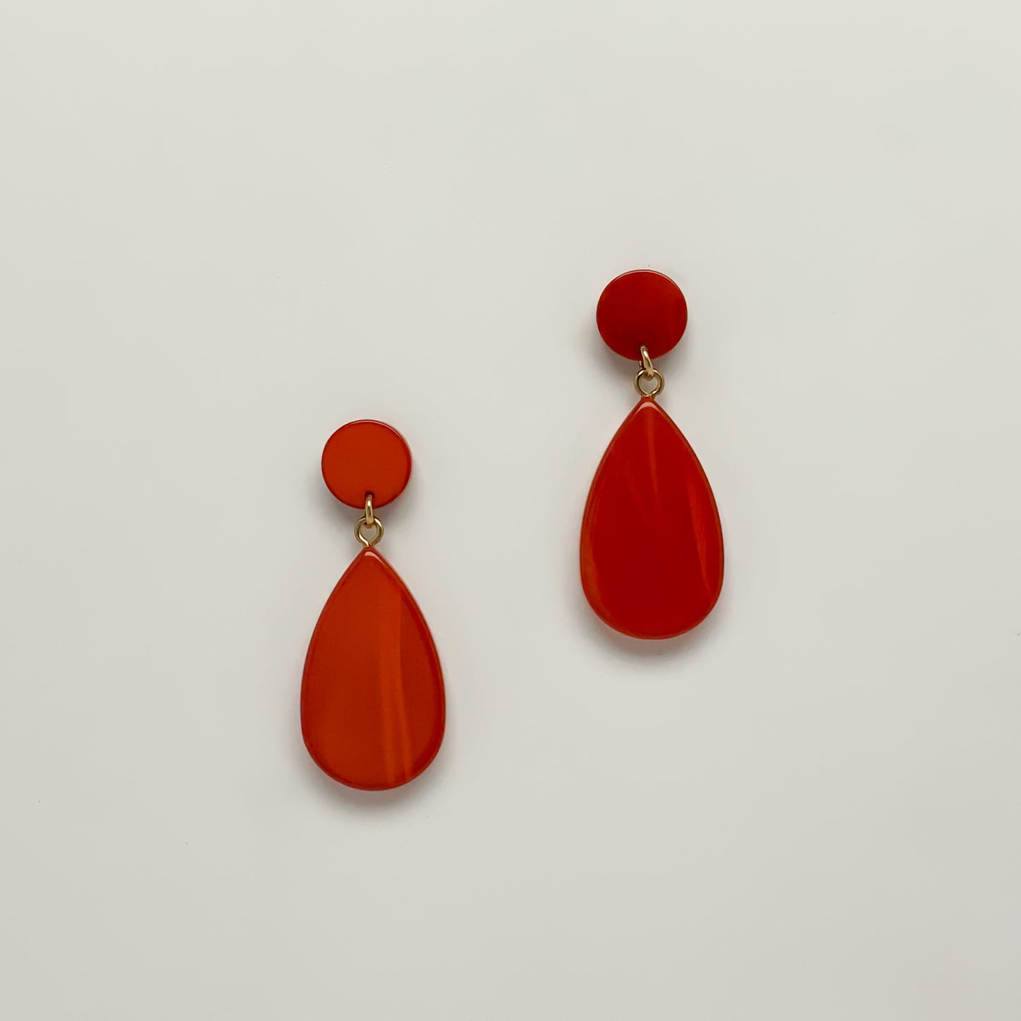 Lucite Teardrop Earrings