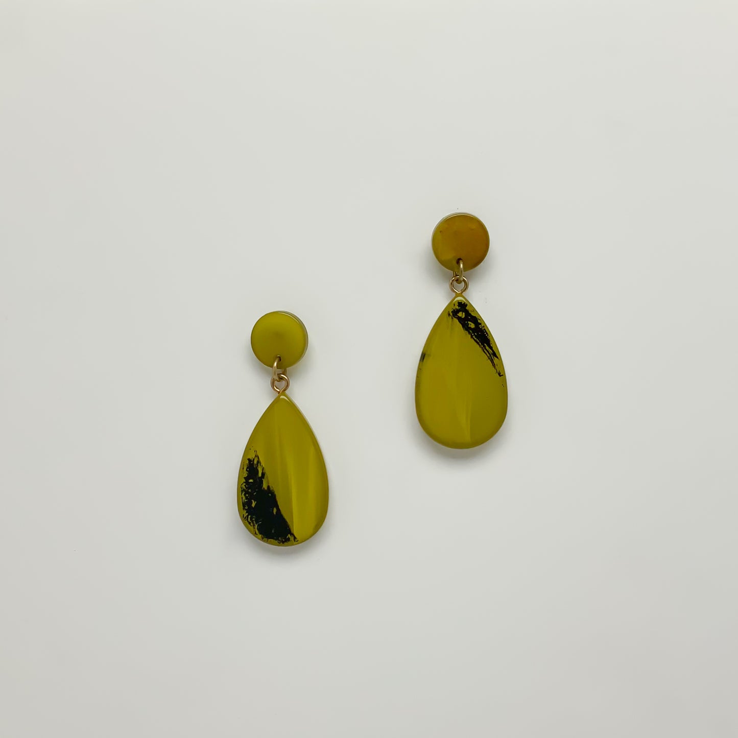 Lucite Teardrop Earrings