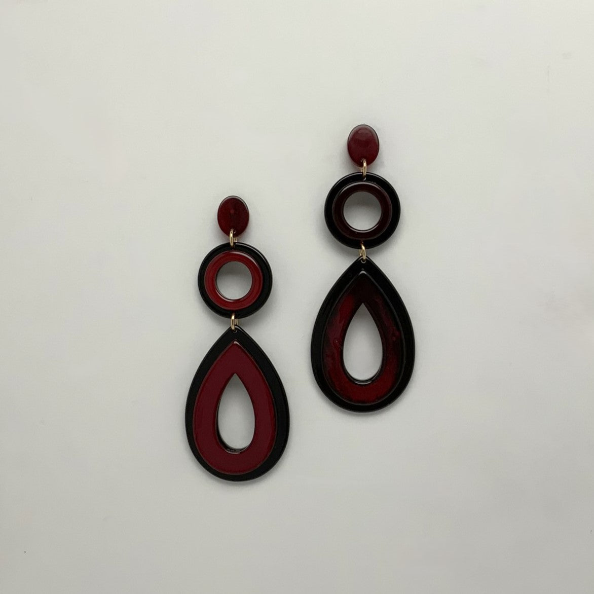 Lucite Teardrop Earrings