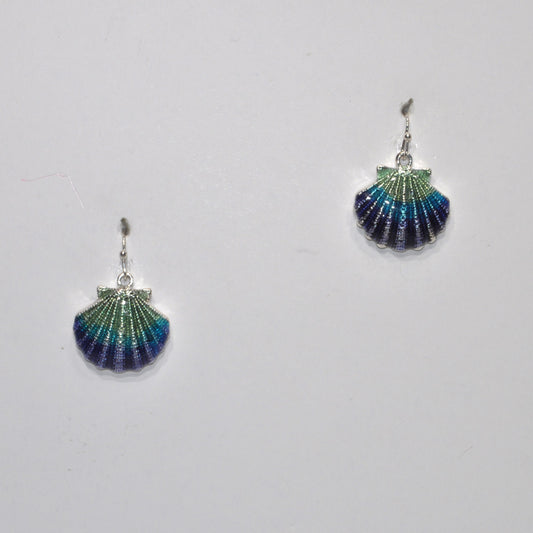 Enamel Shell Earring