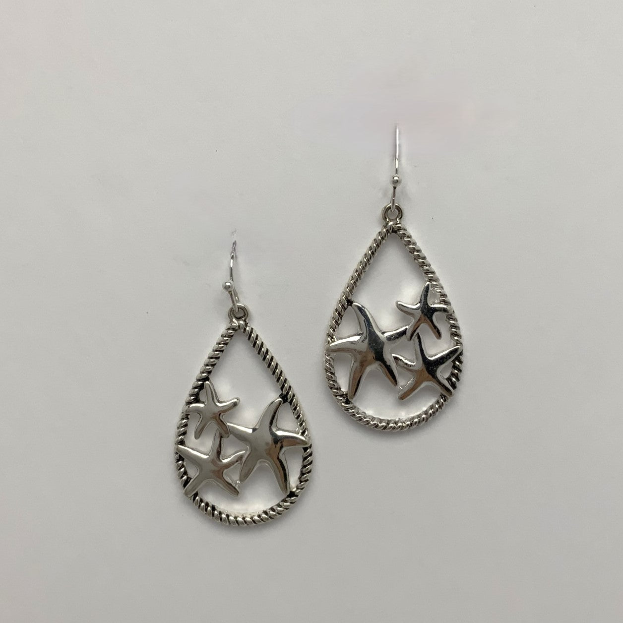 Starfish Teardrop Earrings