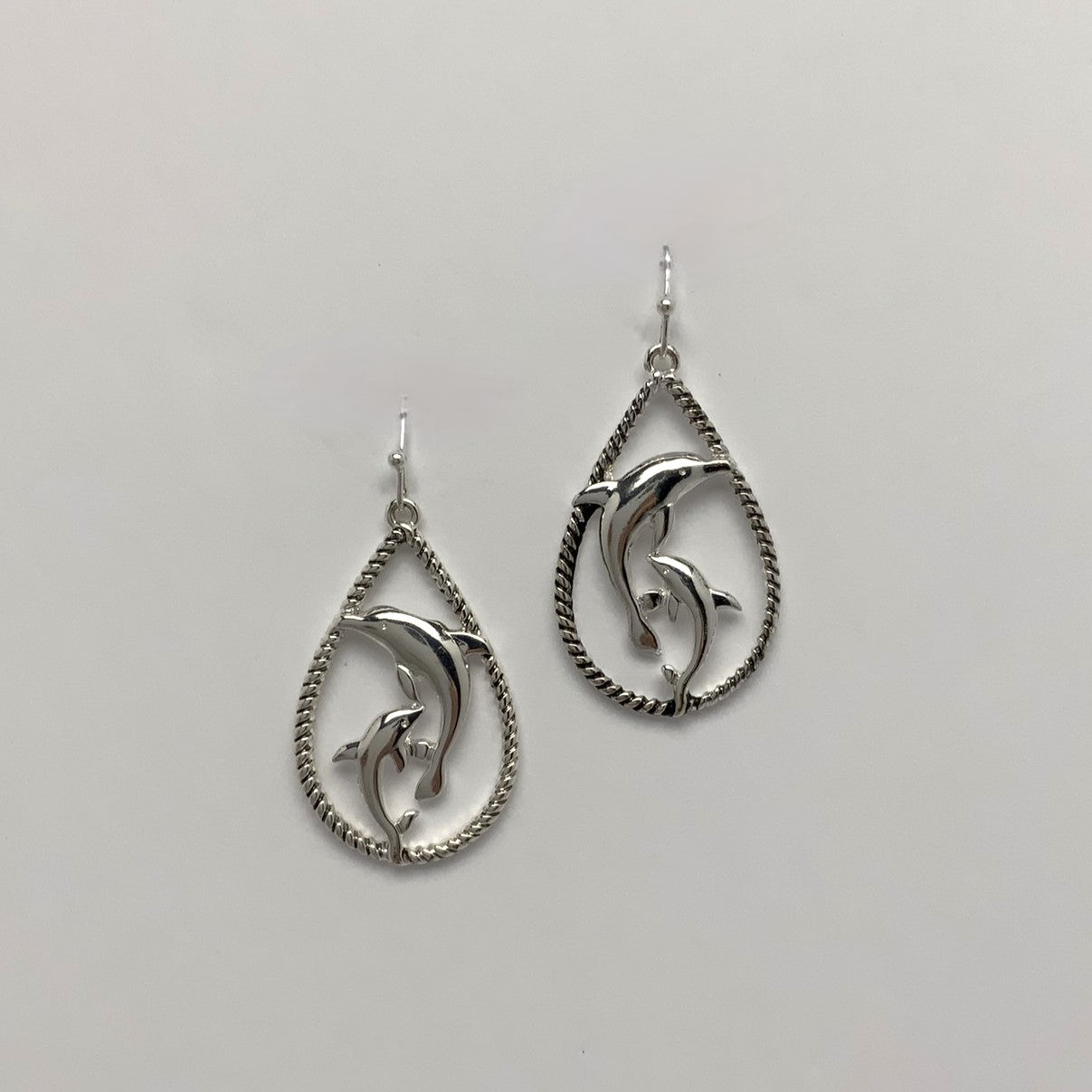 Dolphin Teardrop Earrings