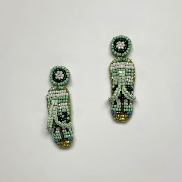 Sea Bead Flip Flop Earring