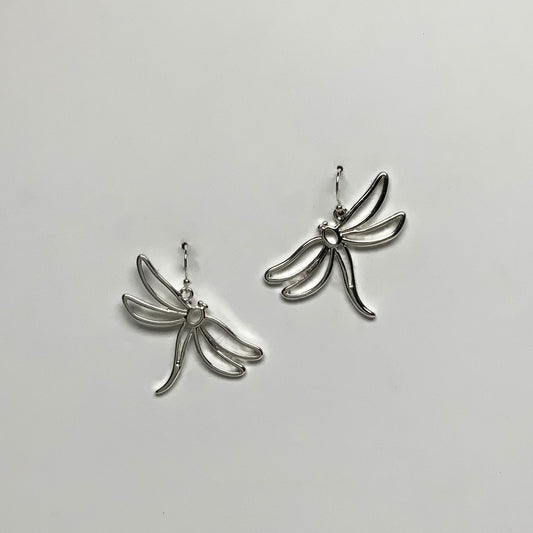 Metal Cut out Dragonfly Earring