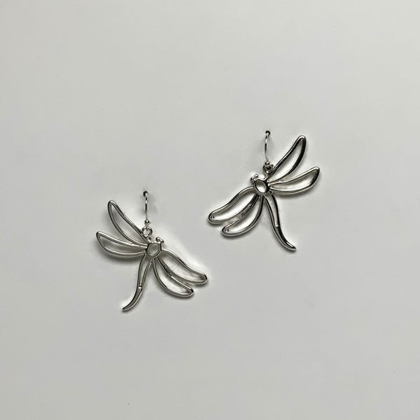 Metal Cut out Dragonfly Earring