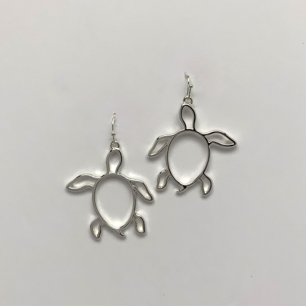 Turtle Drop Earrings