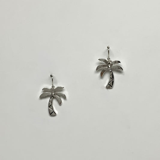 Metal Palm Tree Earring