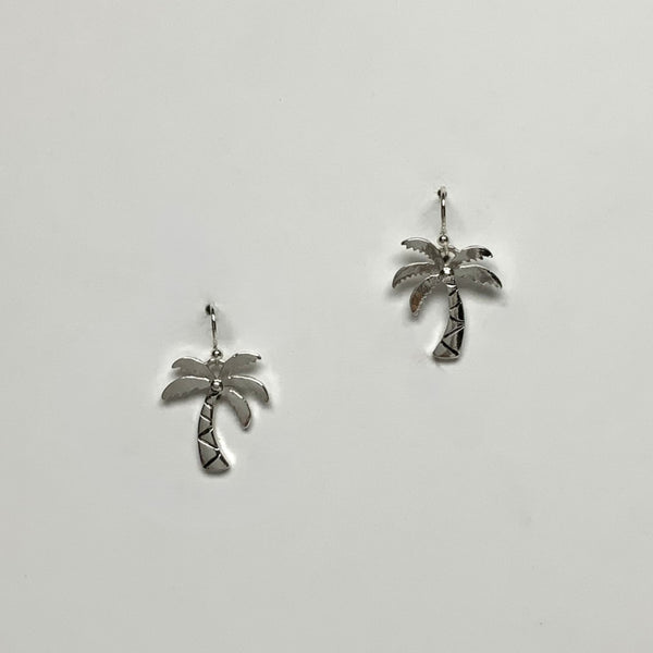 Metal Palm Tree Earring