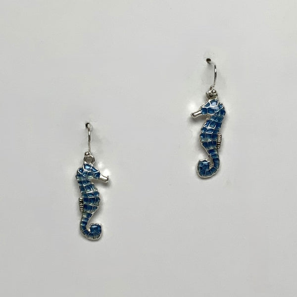 Enamel Seahorse Earring