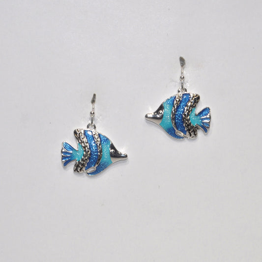 Enamel Fish Earrings