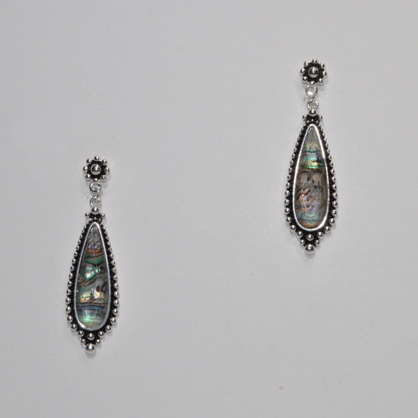 Abalone Tear Drop Earring