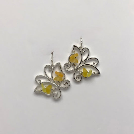 Butterfly Drop Earrings