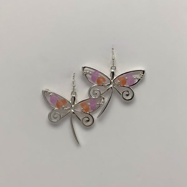 Dragonfly Drop Earrings