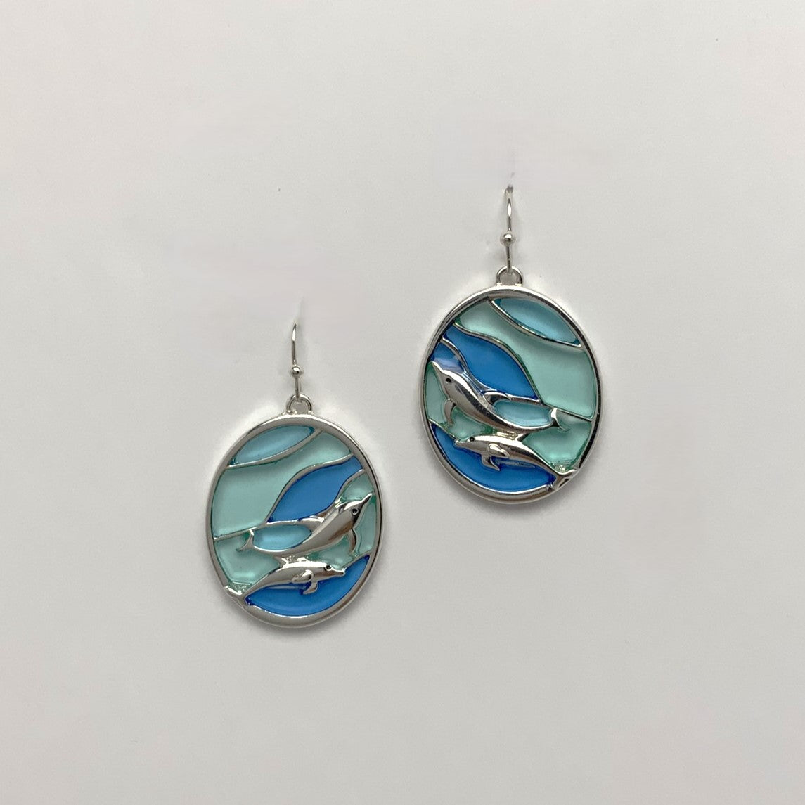 Dolphin Drop Earrings