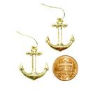 Metal Anchor Earrings