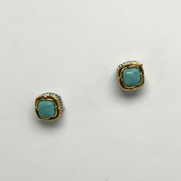 Designer Look Square Stud Earring