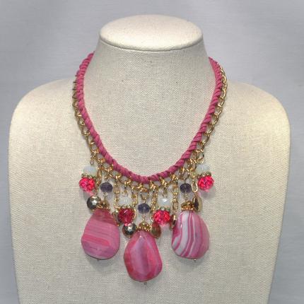 Chain with Rhinestones and Stones