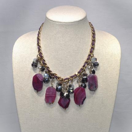 Chain Link with Stones