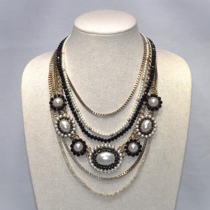 Chains with Stones and Pearls