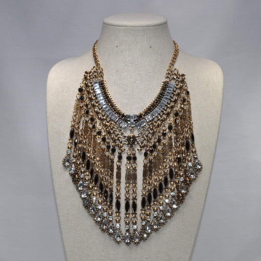 Victorian Bling Bib Style Necklace