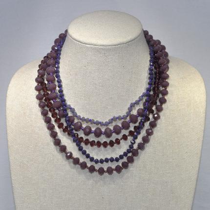 5 Layer Crystal Necklace