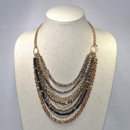 Chain with Rhinestones and Beads