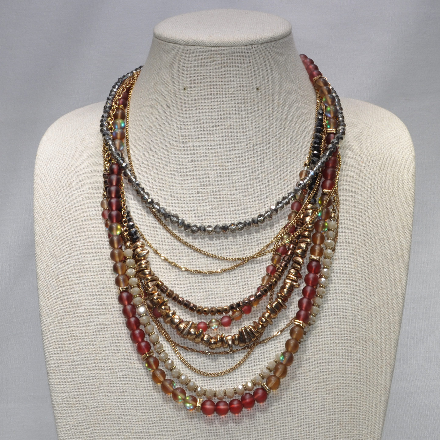 Multi Strand Crystals and Glass Beads