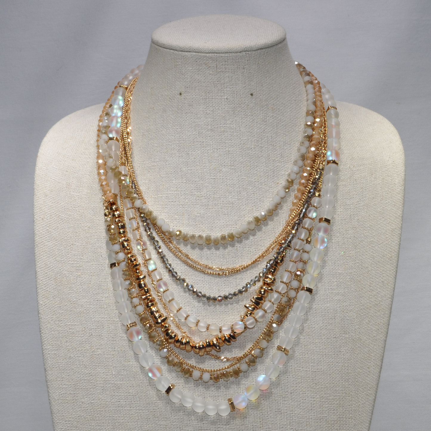 Multi Strand Crystals and Glass Beads
