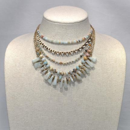 Stone Layered Necklace